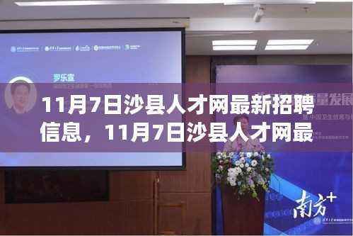 11月7日沙县人才网最新招聘信息及应聘全攻略(初学者与进阶用户必看)