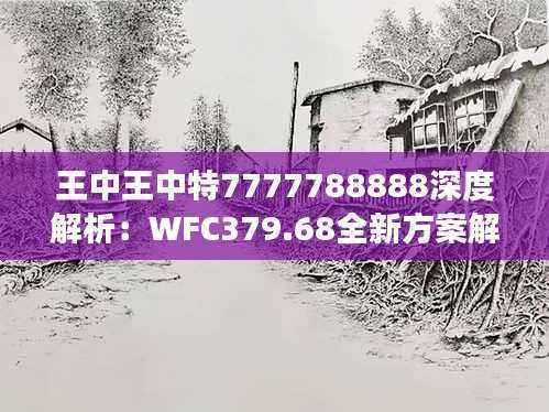 王中王中特7777788888深度解析：WFC379.68全新方案解读