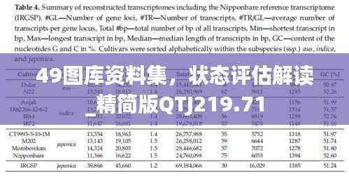 49图库资料集,状态评估解读_精简版QTJ219.71