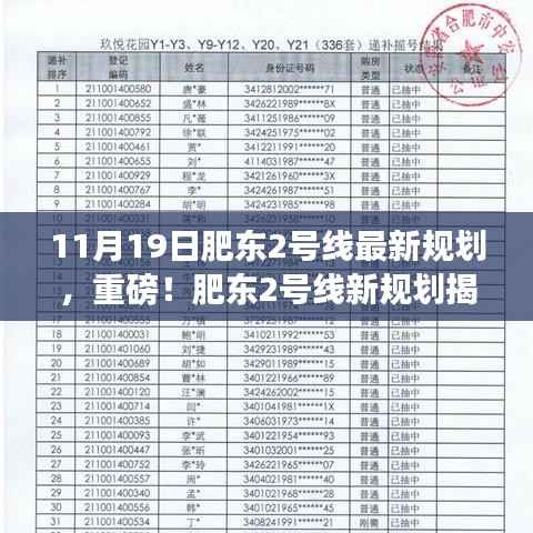 肥东2号线最新规划揭秘,未来出行大变革,11月19日动态更新