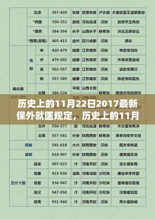 历史上的11月22日,最新保外就医规定的发展与影响解读