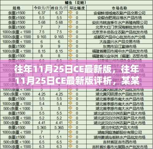 往年11月25日CE最新版深度解析与观点探讨