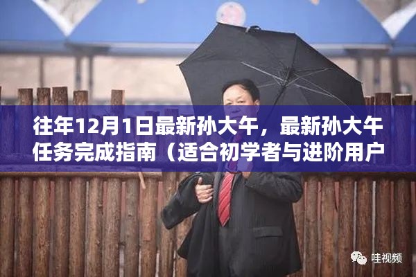 孙大午任务完成指南,初学者与进阶用户的最佳参考(附最新资讯)