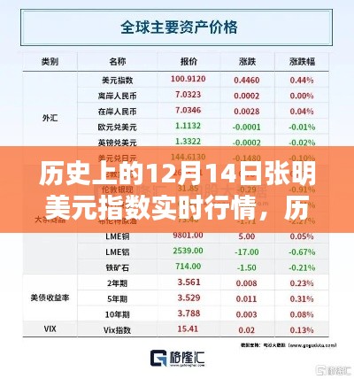 历史上的张明美元指数行情深度解析,12月14日实时行情回顾与解析