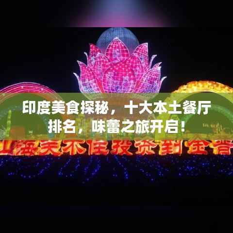 印度美食探秘,十大本土餐厅排名,味蕾之旅开启!
