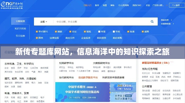 新传专题库网站,信息海洋中的知识探索之旅