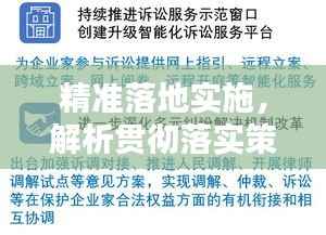 精准落地实施,解析贯彻落实策略与行动路径