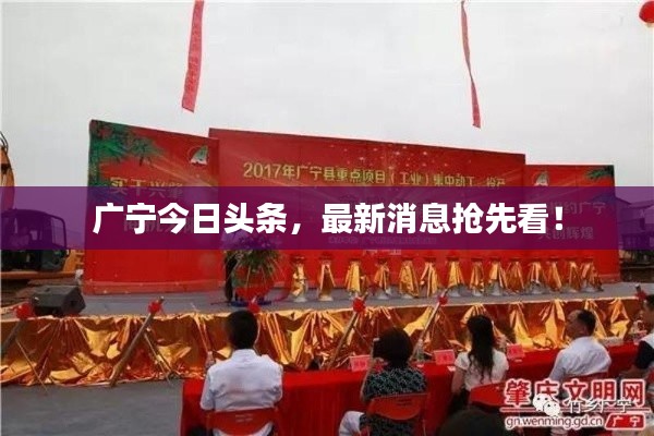 广宁今日头条,最新消息抢先看!