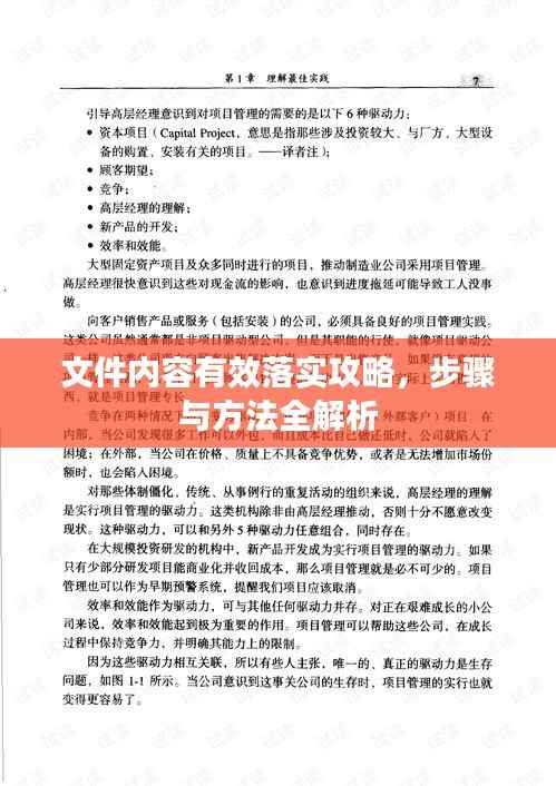 文件内容有效落实攻略,步骤与方法全解析