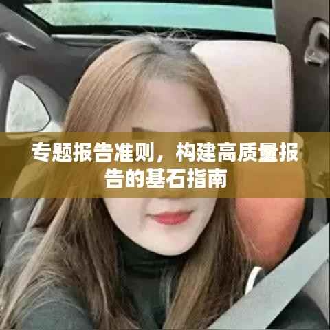 专题报告准则,构建高质量报告的基石指南