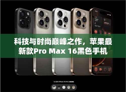科技与时尚巅峰之作,苹果最新款Pro Max 16黑色手机