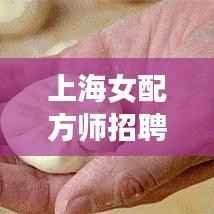 上海女配方师招聘启事,最新职位发布,寻找行业精英!